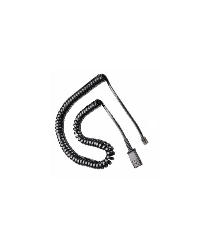 TTS-QD002(P) P-QD Quick Disconnect to Modular Plug Bottom Lead - Equivalent to Plantronics U10P / 784Q5AA