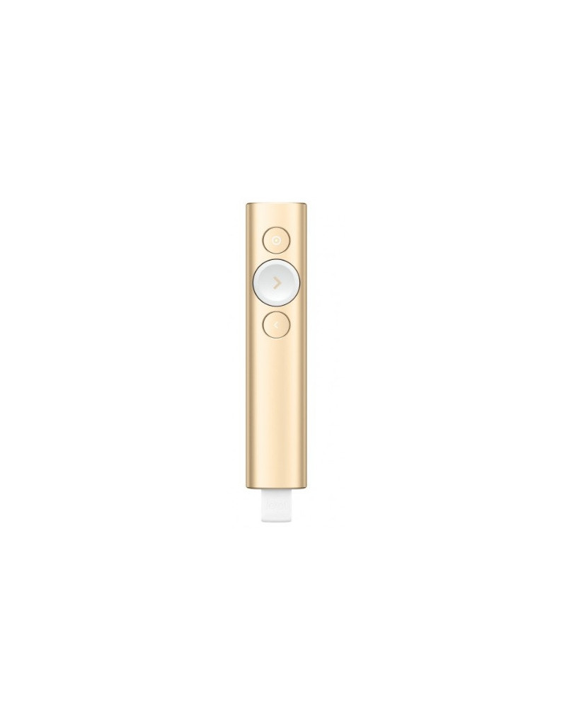Buy Logitech Spotlight Presentation Remote in Gold 910-004864 for Notebook and Personal Computer