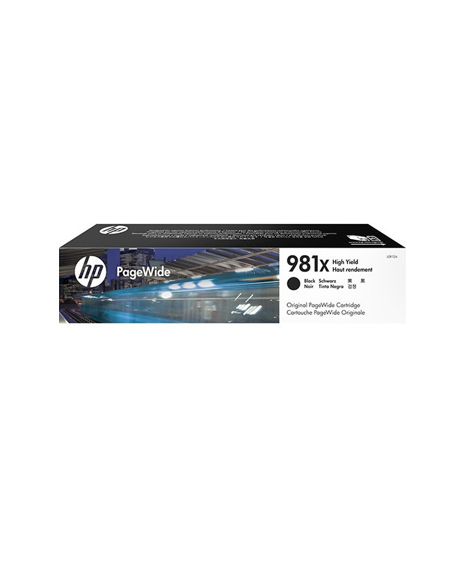 Buy HP 981X Black High Yield Original PageWide Cartridge L0R12A for HP PageWide Enterprise Color 556dn, 556xh, MFP 586dn, MFP 586f Printer