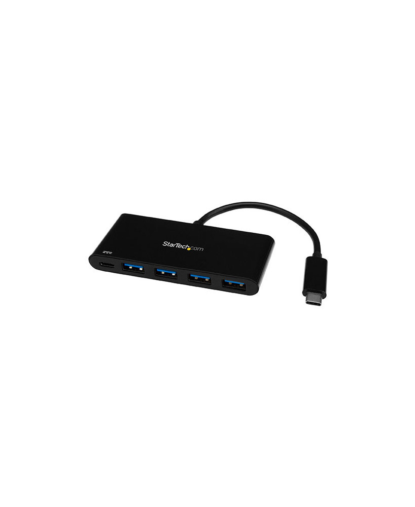 Buy StarTech 4-Port USB-C Hub HB30C4AFPD with Power Delivery - USB-C to 4x USB-A - USB 3.0 Hub