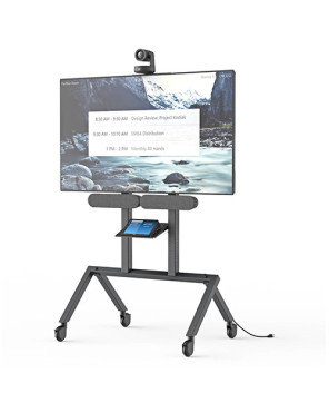 Heckler AV Cart H715-BG for Logitech Rally Plus - Black Grey