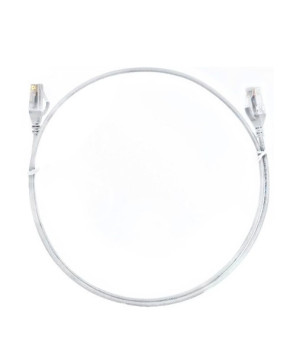 8ware 15M CAT6 Ultra Thin Slim Cable in White CAT6THINWH-15M