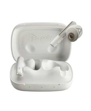 Buy Voyager Free 60 Teams USB-A Earphones White Sand | The Telco Shop AU