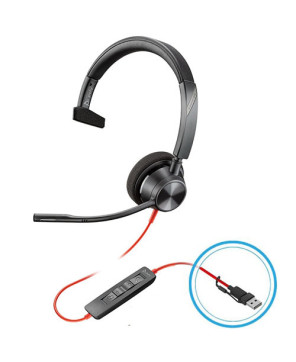 Buy your HP Poly Blackwire 3310 USB-C Mono Headset | The Telco Shop AU
