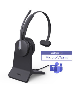 Yealink BH70 Teams USB-C/A Bluetooth Wireless Mono Headset with Stand and BT51C Dongle with USB-C to A Adapter BH70-M-CH-Teams-C/A