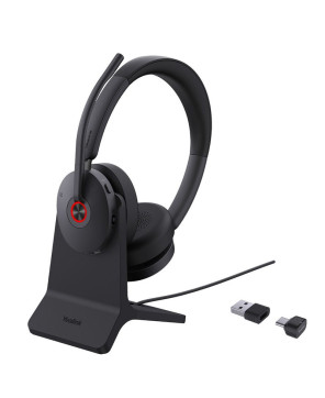 Yealink BH74 UC USB-C/A Bluetooth Wireless Stereo Headset With Charging Stand BH74-CH-UC-C/A
