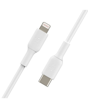 Buy Belkin 1M USB-C to Lightning Charge/Sync Cable in White CAA003BT1MWH for iPhone and iPad