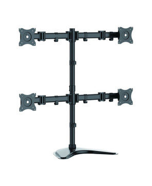 Buy Startech Quad Monitor Desk Stand Articulating Support Monitors 13 to 27 Inch Adjustable VESA Four Monitor Stand for 4 Screen Setup ARMBARQUAD