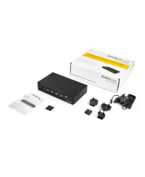 Buy Startech SV431DPU3A2 4-Port USB 3.0 4K 30Hz DisplayPort KVM Switch