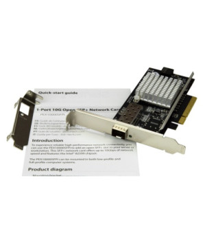 Startech 1-Port 10G Open SFP+ Network Card PEX10000SFPI for Servers