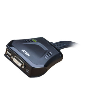 Buy Aten 2-Port USB DVI Cable KVM Switch with Remote Port Selector CS22D-AT
