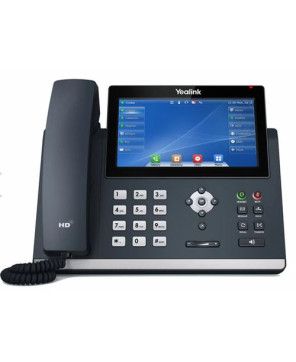 Business Phone System Bundle 2 - 1X Yealink SIP-T48U Ultra-Elegant Gigabit IP Phone with 3X SIP-T43U 12-Line IP Phone + 4X Power Adapter 5V/1A