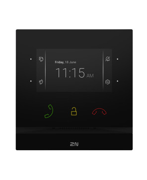 AXIS 2N Indoor Compact Touch Intercom in Black 01935-001