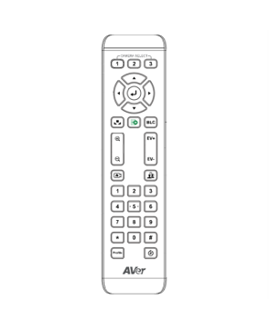 Aver 0412U9P1-AP9 IR Remote for PTC115+/500S/500+