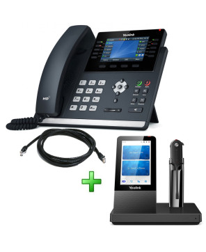 Yealink SIP-T46U + WH67 UC Bundle