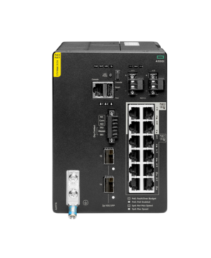 HPE Aruba Networking CX 4100i 12p 1GbE 8p Class4 PoE and 4p Class6 PoE 2p SFP+ DIN Mount Switch JL817A