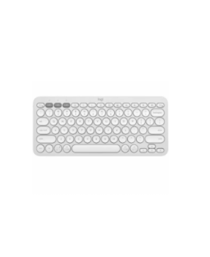 Logitech Pebble Keys 2 K380s Keyboard in White 920-011754 Front View
