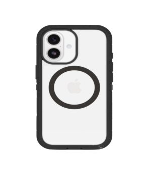 OtterBox Defender XT Pro MagSafe 6.3" Case Dark Side Clear/Black 77-98480 for Apple iPhone 17 Back View