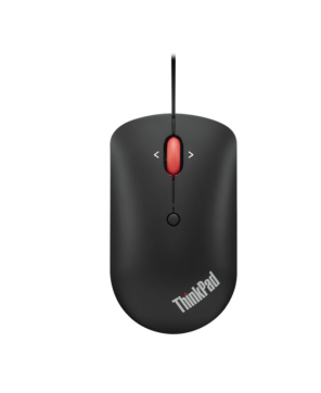 Lenovo USB-C Wired Compact Mouse 4Y51D20850 Front View