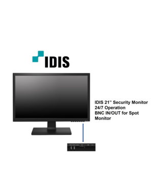 IDIS 21.5" FHD LED Security Monitor with BNC SM-F212