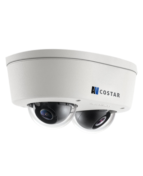 IDIS 4MP Outdoor Dual-Sensor Network Dome Camera AV4956DN-28
