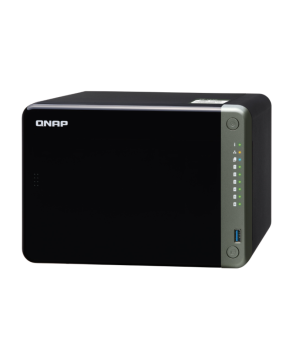 QNAP 6-Bay NAS Celeron Quad-Core No Disk TS-653D-4G Front View