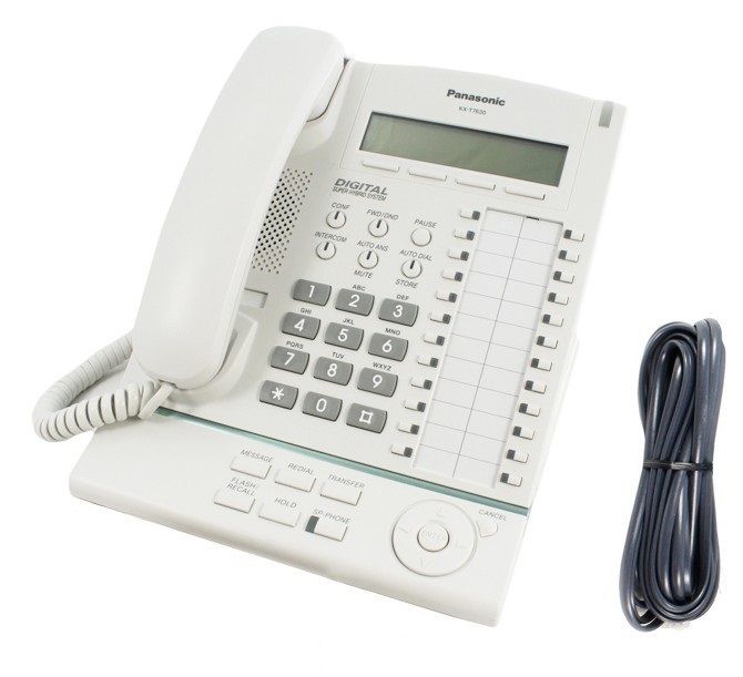 Panasonic KX-T7630 White Phone 